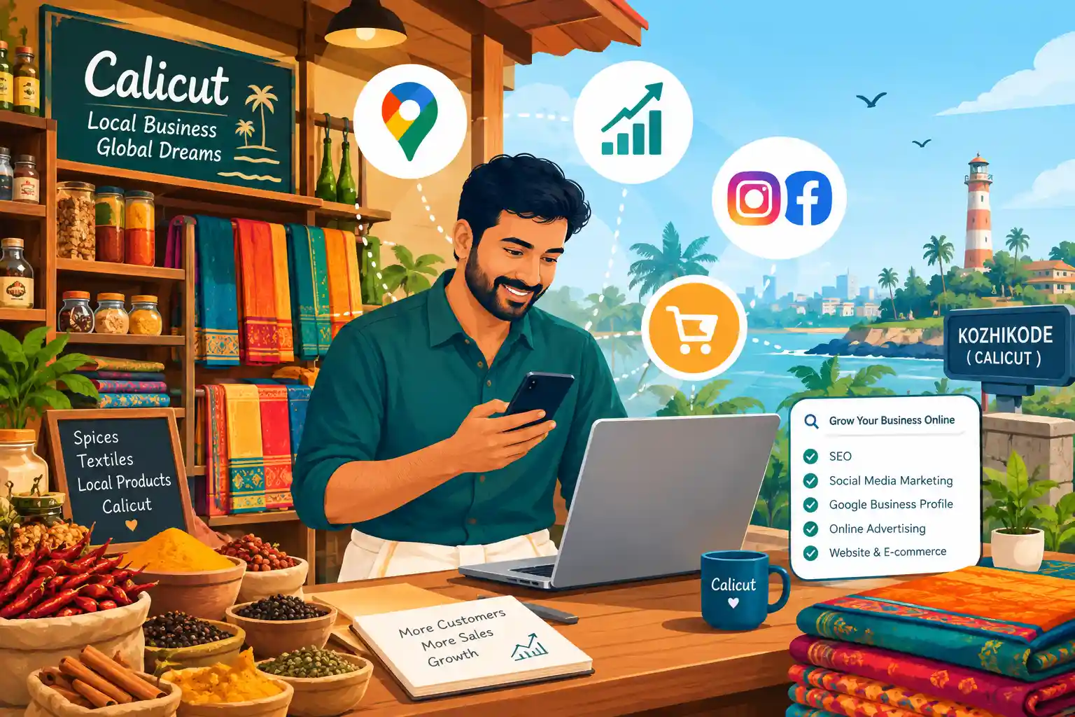 How a Latest Digital Marketer in Calicut Helps Local Businesses Grow